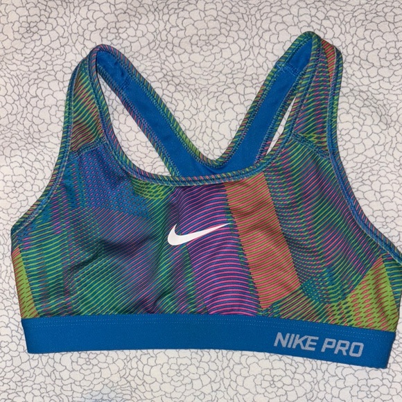 Nike Pro Sports Bra Duo - Multicolor and Blue - Picture 2 of 7